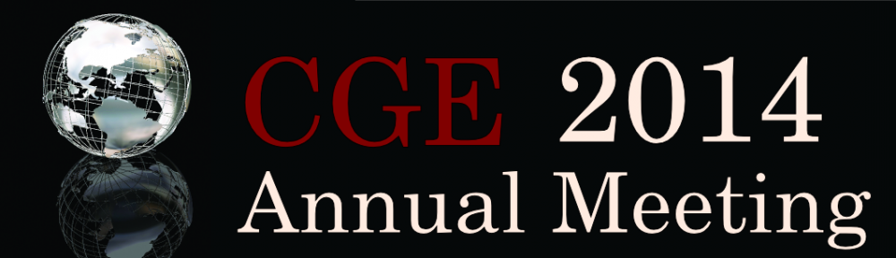 CGE Annual Meeting 2014